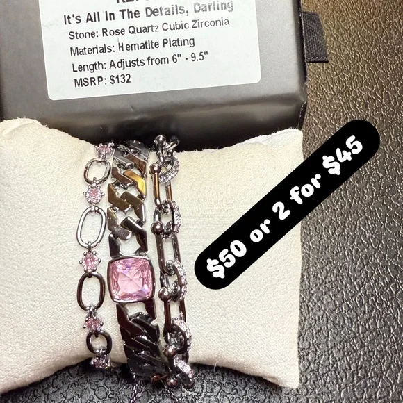 It’s all in the details, darling-Luxe layer bracelets - Picture 1 of 1